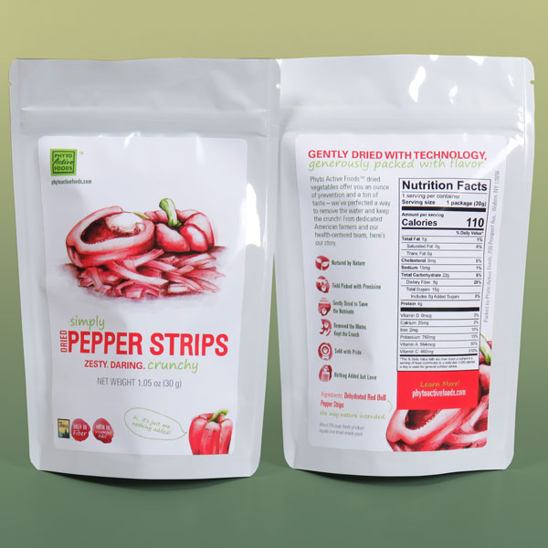 Dehydrated Red Bell Strips Phytonutrients